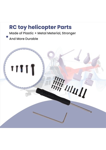 Rc Oyuncak Helikopter Yükseltme C138 Tornavida Aksesuarları Rc Era C138 Çıl 206 1 33 Rc Oyuncak Helikopter Parçaları Için Vida Seti (Yurt Dışından) fırsatları