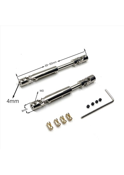 5set MN78 Metal Şaftı Cvd Trıvesh Mil MN78 Mn-78 Mn 78 1/12 Rc Araba Yükseltme Parçaları (Yurt Dışından) modelleri