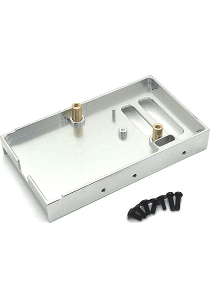 Rc Araba Yükseltme Ön Bölme Devre Kartı Sabitleme Koltuk Kiti 1/12 MN99S Için MN98 Rc Araba Yükseltme Parçaları Gümüş (Yurt Dışından)