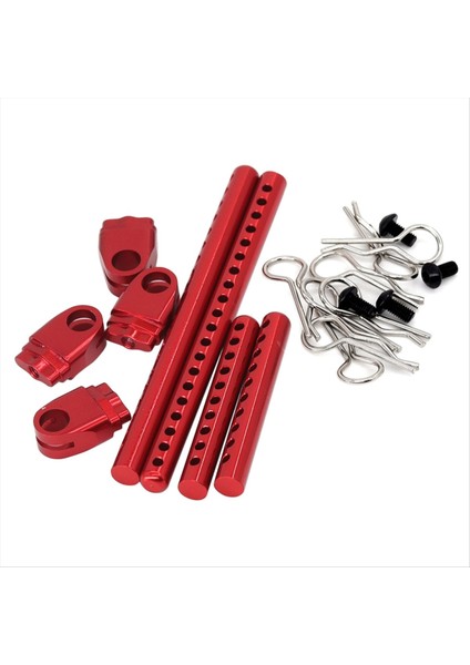 1/10 Tamiya TT02 Rc Araba Güncellemesi Partscar Kiti Rc Araba Yükseltme Aksesuarları Kırmızı (Yurt Dışından) modelleri