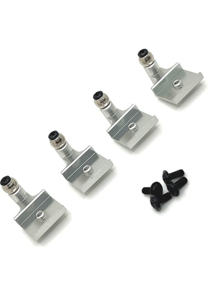 Rc Araba Yükseltme Ön Arka Süspansiyon Braketleri Kiti Wpl 1/16 C64 Rc Araba Yükseltme Parçaları Gümüş (Yurt Dışından)