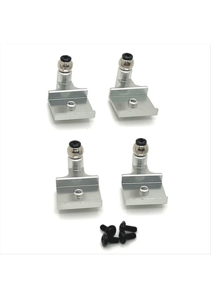 Rc Araba Yükseltme Ön Arka Süspansiyon Braketleri Kiti Wpl 1/16 C64 Rc Araba Yükseltme Parçaları Gümüş (Yurt Dışından) fırsatları
