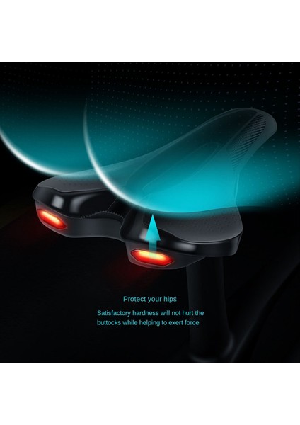 Bisiklet Yolu Dağ Bisiklet Koltuğu Uyarı ile Tailli USB USB Şarj Dağ Bisikleti Yarışı Nefes Alabilir Yumuşak Koltuk Yastığı (Yurt Dışından) fiyatları