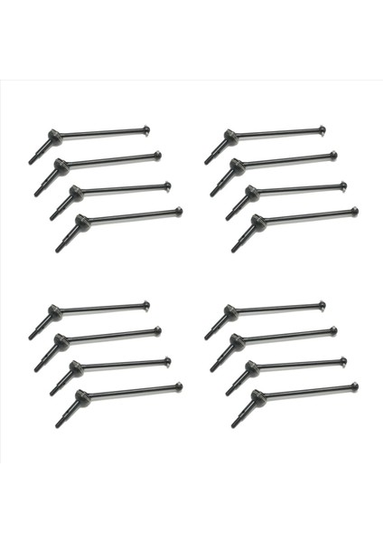 16PCS Çelik Ön Arka Evrensel Cvd Mili Wltoys Için 144001 124018 124019 Rc Araba Yükseltme Parçaları Aksesuarları (Yurt Dışından)