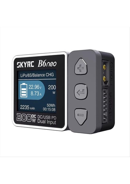 Skyrc B6NEO Akıllı Şarj Cihazı Dc 200W Pd 80W Lıpo Pil Dengesi Şarj Cihazı 6s Şarj Cihazı Rc Otomobil Modeli Uçak Pili (Yurt Dışından)