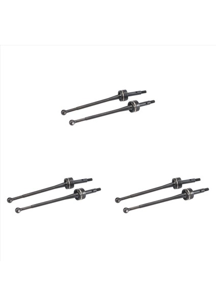 6pcs 45 Sertleştirilmiş Çelik Cvd Mili Wltoys 144001 124019 Lc Racıng 1/14 Rc Drıff Araç Isimleri Parçaları A (Yurt Dışından)