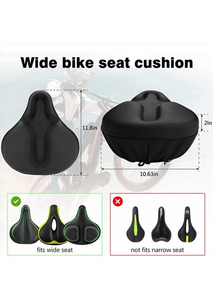 2x Bisiklet Koltuğu Yastığı - Peloton Kruvazör Sabit Bisiklet Koltukları Için Bisiklet Koltuğu ve Egzersiz Bisikleti Için Bisiklet Koltuk Örtüsü (Yurt Dışından) fırsatları