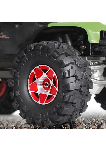 4pcs 1 0 Inç Metal Beadlock Tekerlek Göbek Jant Jant 1/18 1/24 Rc Paletli Araba TRX4M Yükseltme Parçaları Aksesuarları Kırmızı (Yurt Dışından) fiyatları