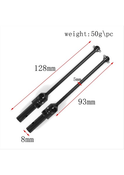 2pcs Metal Ön Şaftı Cvd 1/7 Km Ralli-Wrc Için Turtsever Mili Citron C3 Rc Ralli Araba Yükseltme Parçaları (Yurt Dışından) modelleri