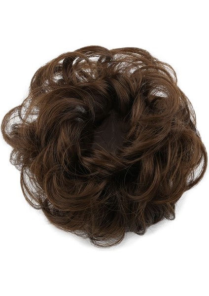 Saçlı Lastikli Topuz Toka / Kumral fiyatları