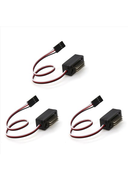 3x 1 Ila 8 Rc Araç 3 Kanallı Ch3 3ch LED Lamp Işık Anahtar Panel Sistemi Rc Model Arabası Eksenel SCX10 Traxxas Trx4 Hsp (Yurt Dışından)