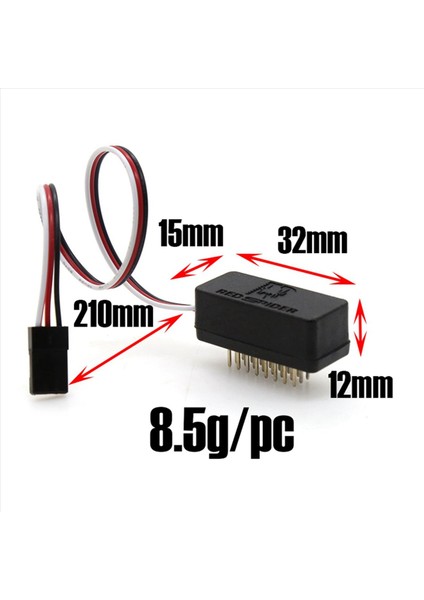 3x 1 Ila 8 Rc Araç 3 Kanallı Ch3 3ch LED Lamp Işık Anahtar Panel Sistemi Rc Model Arabası Eksenel SCX10 Traxxas Trx4 Hsp (Yurt Dışından) fırsatları