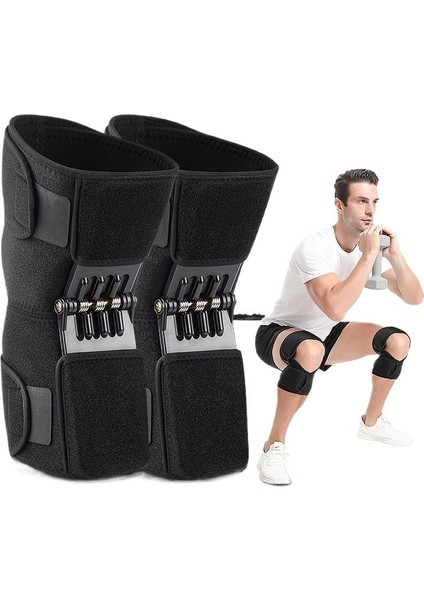 Ayarlanabilir Diz Güçlendirici Diz Eklemi Patella Sabitleme Koruyucu Kılıf Çömelme Açık Hava Dağcılık Çarpışma Önleyici Diz Pedleri (Yurt Dışından)