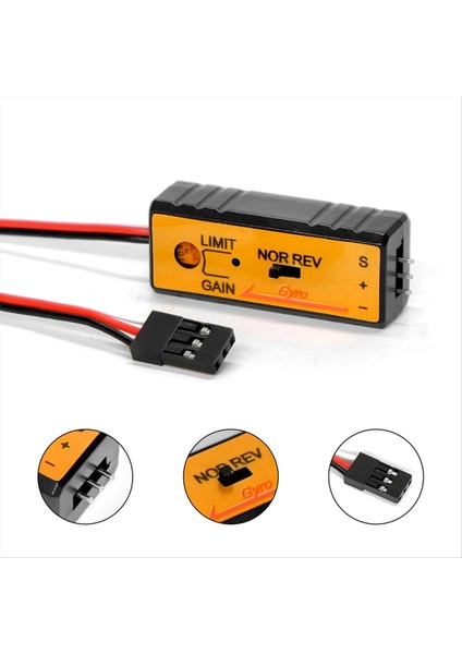 Rc 2 Eksen Giroskop Rc Drift Arabalar Düz Arabalar Gyro Rc Model Oyuncak Aksesuarları (Yurt Dışından) fırsatları