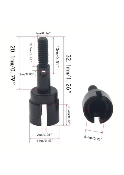 16PCS Çelik Dogbone Milini ve Tekerlek Aks Değiştirme 08029 02033 Hsp 94111 94108 94170 1/10 Rc Araç Parçaları Siyah (Yurt Dışından) fiyatları