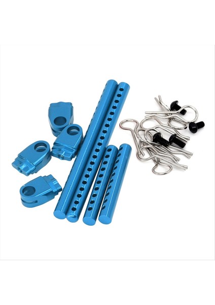 1/10 Tamiya TT02 Rc Araba Güncellemesi Partscar Kiti Rc Araba Yükseltme Aksesuarları Mavi (Yurt Dışından) fiyatları