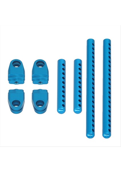 1/10 Tamiya TT02 Rc Araba Güncellemesi Partscar Kiti Rc Araba Yükseltme Aksesuarları Mavi (Yurt Dışından) indirimleri