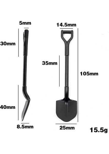 105X25MM Simülasyon Metal Kürek Dekorasyonu 1/10 Rc Paletli Araba Eksenel SCX10 90046 Traxxas Trx4 D90 Yükseltme Parçaları (Yurt Dışından) fiyatları