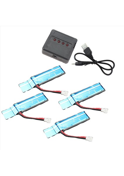 8pc 3 7V 520MAH 30C Wltoys Için USB Şarj Cihazı ile Yükseltilmiş Li-Po Pili V930 V977 Rc Helikopter Yedek Parçaları (Yurt Dışından) fiyatları