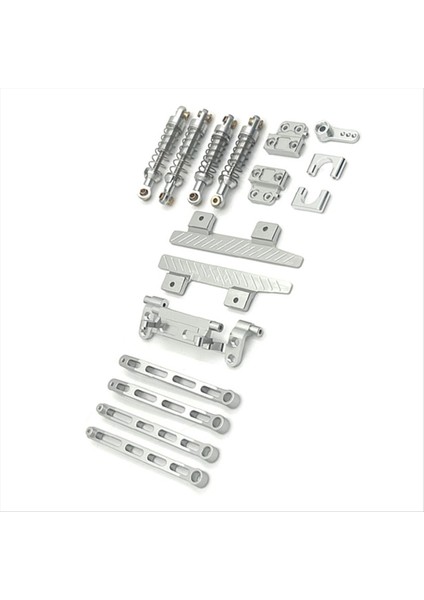 Rc Araba Yükseltme Şok Emici Tie Çubuk Mil Öncesi ve Sonrası 1/12 MN82 LC79 Rc Araba Yükseltme Parçaları Gümüş (Yurt Dışından) fırsatları