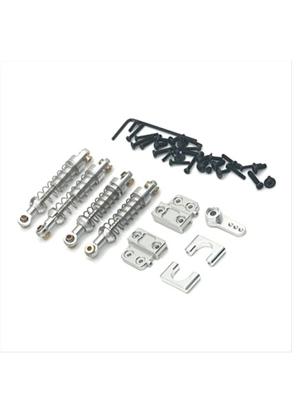 Rc Araba Yükseltme Şok Emici Tie Çubuk Mil Öncesi ve Sonrası 1/12 MN82 LC79 Rc Araba Yükseltme Parçaları Gümüş (Yurt Dışından) indirimleri