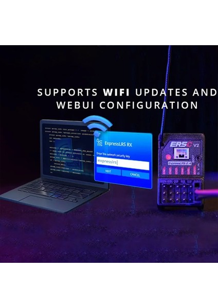 Radiomaster ER5C V2 Rx Alıcı Için 5ch Elrs 2 4ghz Pwm Alıcı Rc Fpv Otomobil Tekne Kamyonu (Yurt Dışından)