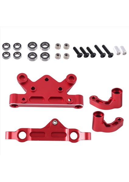 1/5 Arrma Için Metal Direksiyon Düzeneği Seti Kraton 8s Blx Outcast 8s Blx Kraton Exb Roller Yükseltme Parçaları Aksesuarları Kırmızı (Yurt Dışından)