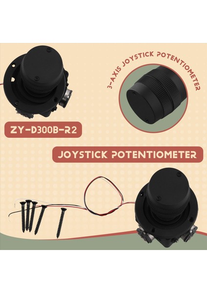 3 Eksenli Joystick Potansiyometresi ZY-D300B-R2 5k 3D Güvenlik Yuntai Kontrol Top Makine Klavye Monitörü Joystick Siyah (Yurt Dışından) fırsatları