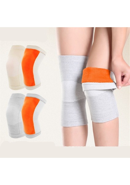 Bambu Kömür Diz Pedleri Artı Sıcak Tutmak Için Kadife Diz Pedleri Açık Hava Bisiklet Sporları Için Erkekler ve Kadınlar Yaşlılar Için Sıcak Tutmak Için (Yurt Dışından) fiyatları