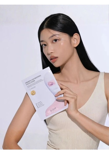 Firming & Refining Yüz Maskesi Cilt Sıkılaştırıcı ve Onarıcı Kore Band Maskesi 5 adet kutuda