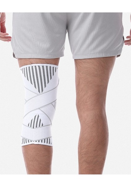 Spor Dizlik Örme Erkek ve Kadın Bisiklet Koşu Basketbol Futbol Squat Diz Eklemi Silikon Yaylı Diz Pedleri (Tek Parça) (Yurt Dışından) fiyatları