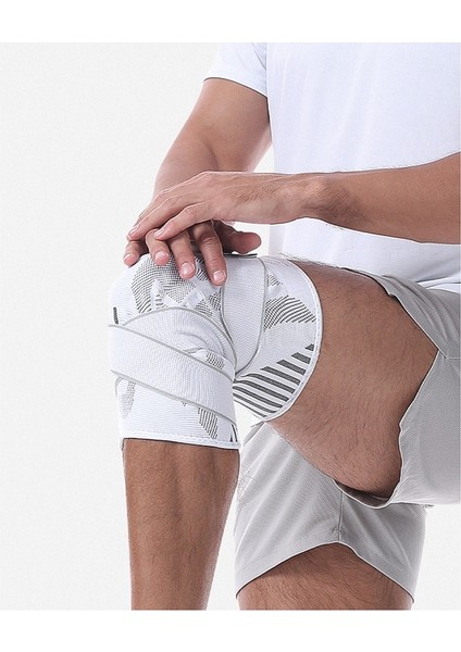 Spor Dizlik Örme Erkek ve Kadın Bisiklet Koşu Basketbol Futbol Squat Diz Eklemi Silikon Yaylı Diz Pedleri (Tek Parça) (Yurt Dışından) modelleri