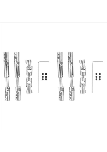 6pcs Metal Şaft Wpl B16 B36 Jjrc Q60 Q63 Q64 Fayee FY004 Mn-77 6WD 6x6 Rc Araba Yükseltmeleri Parçaları Parçaları (Yurt Dışından)