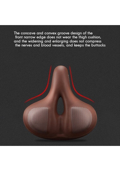 Fmfxtra Bisiklet Koltuğu Yastık Genişletici Kalınlaşan Yumuşak Rahat Bisiklet Eyer Mountain Road Bisiklet Elektrikli Bisiklet Siyah (Yurt Dışından) fırsatları