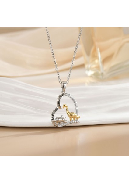 Yeni Titanyum Çelik Köprücük Kemiği Zinciri Dönen Kolye Kolye Kadın Yüz Aksesuarlı (Yurt Dışından)