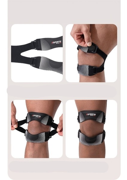 Spor Diz Kapağı Kayışı Basketbol Sıkıştırma Diz Pedleri Açık Hava Koşu Fitness Şok Emilimi Ayarlanabilir Diz Eklemi Koruyucu Kılıf (Tek Parça) (Yurt Dışından) modelleri