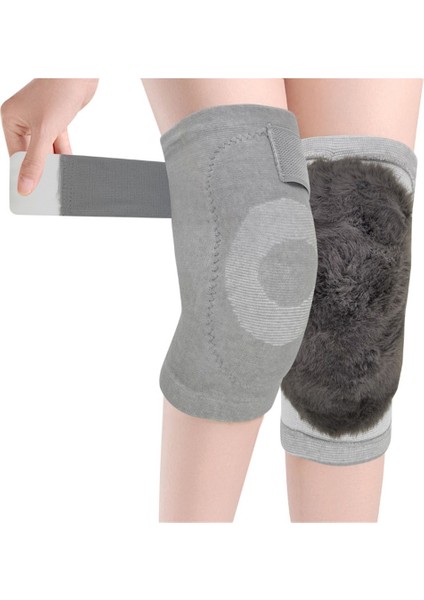 Kışın Bisiklet, Koşu ve Spor Yaparken Sıcaklık Sağlamak Için Tavşan Kürkü Taklidi Dizlikler ve Eklemleri Korumak Için Kadife Koruyucu Giysiler (Yurt Dışından) modelleri