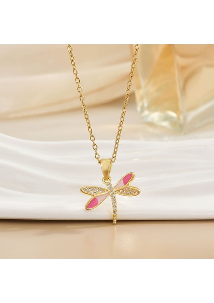 Yeni Kıdemli Işık Duygusu Lüks Mikro Set Zirkonya Bakır 18 Ayar Altın Kaplama Kolye Kolye Köprücük Kemiği Zinciri Takı ile Kadın Moda (Yurt Dışından)