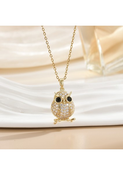 Yeni Kıdemli Işık Duygusu Lüks Mikro Set Zirkonya Bakır 18 Ayar Altın Kaplama Kolye Kolye Köprücük Kemiği Zinciri Takı ile Kadın Moda (Yurt Dışından)