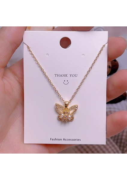 Yeni Titanyum Çelik Köprücük Kemiği Zinciri Dönen Kolye Kolye Kadın Yüz Aksesuarlı (Yurt Dışından)