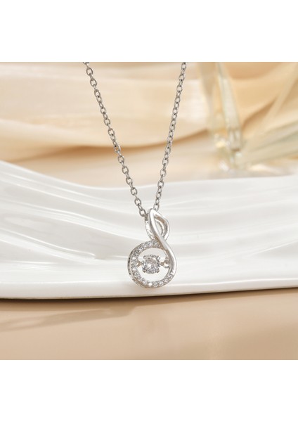 Yeni Basit Titanyum Çelik Kolye Kadın 18K Gül Altın Dört Yapraklı Yonca Kolye Ins Gelgit Net Kırmızı Patlama Modelleri Köprücük Kemiği Zinciri (Yurt Dışından)