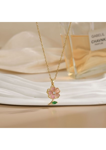 Yeni Kıdemli Işık Duygusu Lüks Mikro Set Zirkonya Bakır 18 Ayar Altın Kaplama Kolye Kolye Köprücük Kemiği Zinciri Takı ile Kadın Moda (Yurt Dışından)