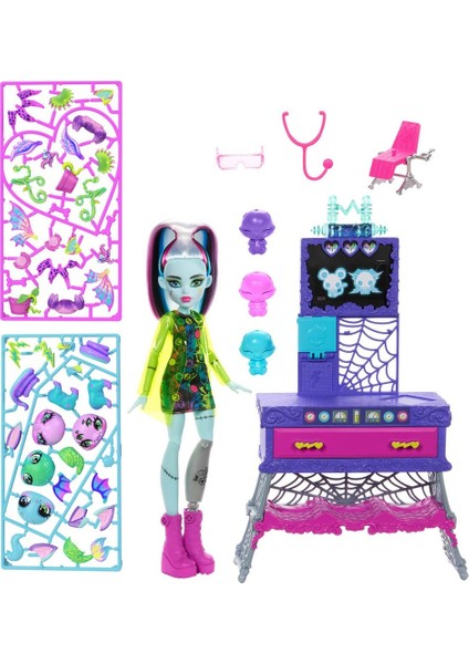 JBF18 Monster High Frankie Stein Evcil Hayvan Kiti