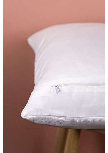 Siyah Beyaz Harf Dijital Baskılı Kırlent Kılıfı - Kalp indirimleri