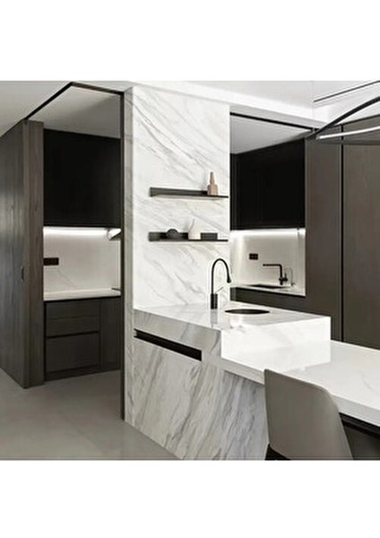 Mermer Desenli Yapışkanlı Kaplama Kağıdı