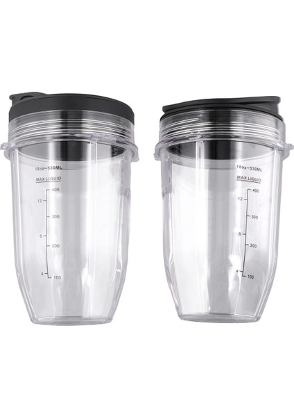900W/1000W Ninja Meyve Seri Serisi Blender (2 Paket) Için Uygun 2 Sızdırmazlık Kapaklı Nutri Ninja 18 Oz Fincan Için (Yurt Dışından) modelleri