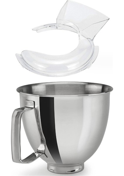 Kitchenaid Için 4.5-5qt Tilt-Head Stand Mikserleri Aksesuarlar Çanak Karıştırma Kasesi+Döküm Kalkanı Braket Bulaşık Makinesi Güvenli (Yurt Dışından) fiyatları