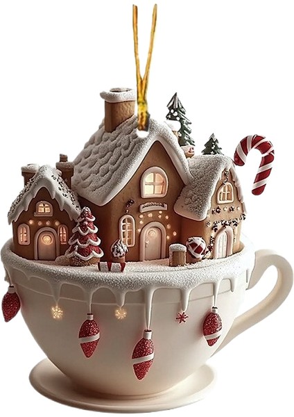 Noel Ağacı Kar Evi Süsü (Yurt Dışından)