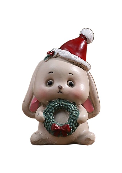 Sevimli Hayvan Noel Ağacı Masaüstü Süsü (Yurt Dışından)