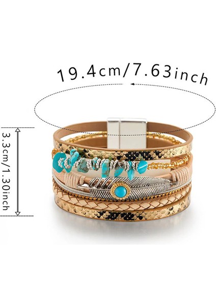 Bohem Tarzı Retro Stil Minimalist Uyumlu Erkek Kadın Doğal Taş Bileklik (Yurt Dışından) fiyatları